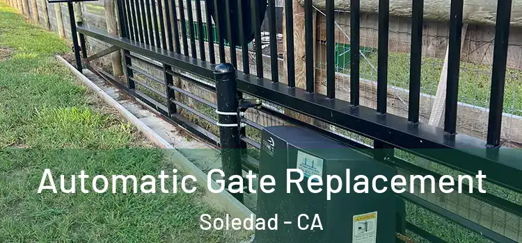  Automatic Gate Replacement Soledad - CA