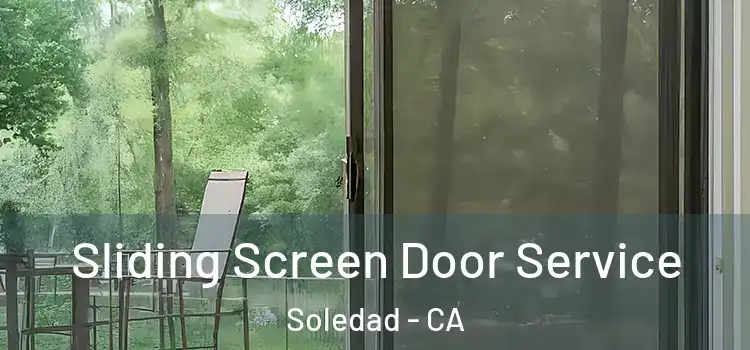  Sliding Screen Door Service Soledad - CA